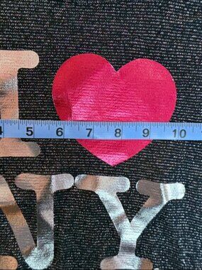 Top of the Rock I Heart NY T-Shirt XL New With Tags Fits Like Medium Sparkle